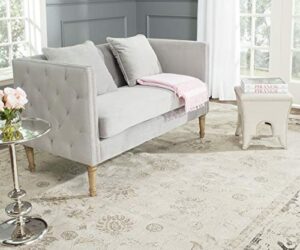 safavieh home collection sarah grey and espresso sette