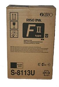 riso risograph s-4254 black ink (2 ctgs/ctn)