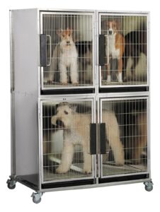 proselect mod kennel cage for pets, 3-unit
