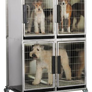 Proselect Mod Kennel Cage for Pets, 3-Unit