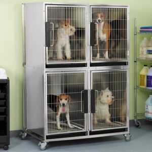 Proselect Mod Kennel Cage for Pets, 3-Unit