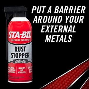 STA-BIL Rust Stopper - Anti-Corrosion Spray and Antirust Lubricant - Prevents Car Rust, Protects Battery Terminals, Stops Existing Rust, Rust Preventative Coating - 13 Oz (22003)