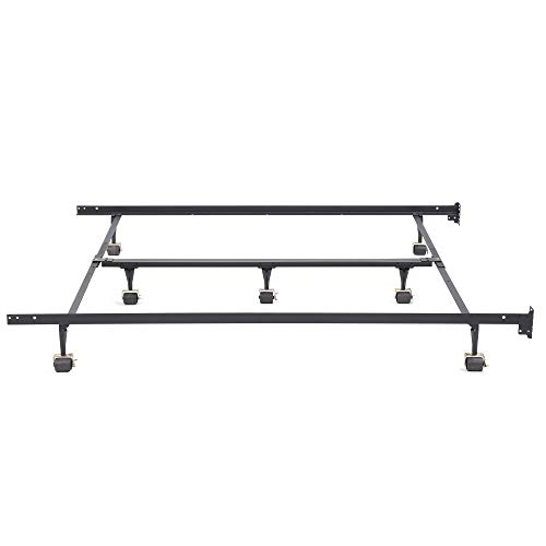 Classic Brands Hercules Universal Heavy-Duty Metal Bed Frame | Adjustable Width Fits Twin, Twin XL, Full, Queen, King, California King