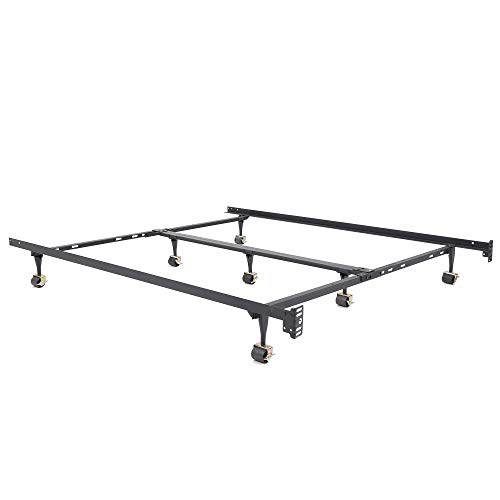 Classic Brands Hercules Universal Heavy-Duty Metal Bed Frame | Adjustable Width Fits Twin, Twin XL, Full, Queen, King, California King