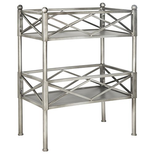 Safavieh American Home Collection James Storage Shelves, Silver