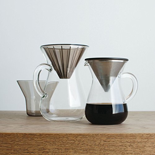 Kinto 300 ml Carafe Coffee Set with Stainless Steel Filter