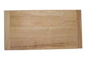 omega national rubberwood bread board 3/4 x 12 x 23-1/2
