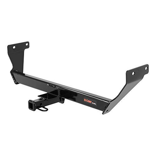 CURT 11407 Class 1 Trailer Hitch, 1-1/4-Inch Receiver, Fits Select Infiniti Q50, GLOSS BLACK POWDER COAT