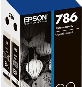 Epson DURABrite Ultra Standard-Capacity -Ink -Cartridge, Dual Black (T786120-D2)