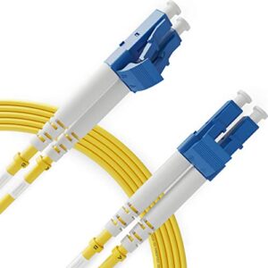 beyondtech lc to lc fiber patch cable single mode duplex - 1m (3.28ft) - 9/125um os1 lszh pureoptics optic patch cable series