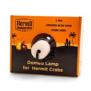 fluker's domed lamp for hermit crab enclosures, 5.5-inch