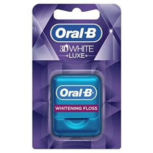 oral-b 3dwhite luxe - dental floss, radiant mint, 35 metres