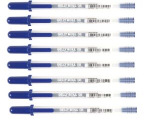gelly roll 8 sakura classic medium point pens-royal blue gel ink