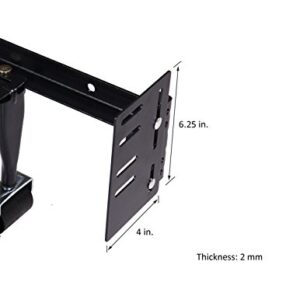 Kings Brand Bed Frame Headboard Bracket Modification Modi-Plate, Set of 2 Plates