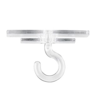 Command Party Ceiling, 3-Hooks (17803-ES), Clear, 3 Count