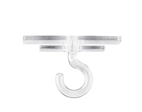 Command Party Ceiling, 3-Hooks (17803-ES), Clear, 3 Count