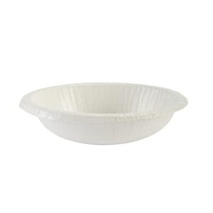 Dixie Basic 12Oz. Light-Weight Disposable Paper Bowls By GP PRO (Georgia-Pacific); White; DBB12W; 1000 Count (125 Bowls Per Pack; 8 Packs Per Case)