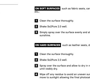 CARPRO SO2Pure 2.0 Odor Eliminator - Neutralize Odors, Cigarette Smoke, Exhaust, Chemical Smell or VOCs, Even Pet Smells from Car Fabric & Plastic, Use on Any Surface, Anywhere - 120mL (4oz)