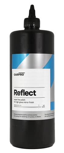 CARPRO Reflect High Gloss Finishing Polish - Reflective & Glossy Finish Without Durable Fillers, Silicones, Waxes, Polymers, or Teflon - Body Shop Safe, No Dusting. Rotary & Dual Action - Liter (34oz)