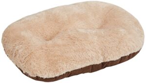 gor pets nordic oval cushion for dog bed comfortable washable, 21-inch, brown