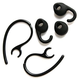 new 3pcs gel ear bud earbuds tip + 2pcs ear hook loop earhooks replacement for jabra easycall easygo clear usa cell phones parts