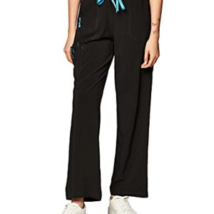 Carhartt Women's Cross-Flex Utility Scrub Pant, Black, Large