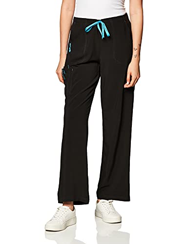 Carhartt Women's Cross-Flex Utility Scrub Pant, Black, Large