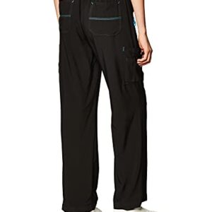 Carhartt Women's Cross-Flex Utility Scrub Pant, Black, Large