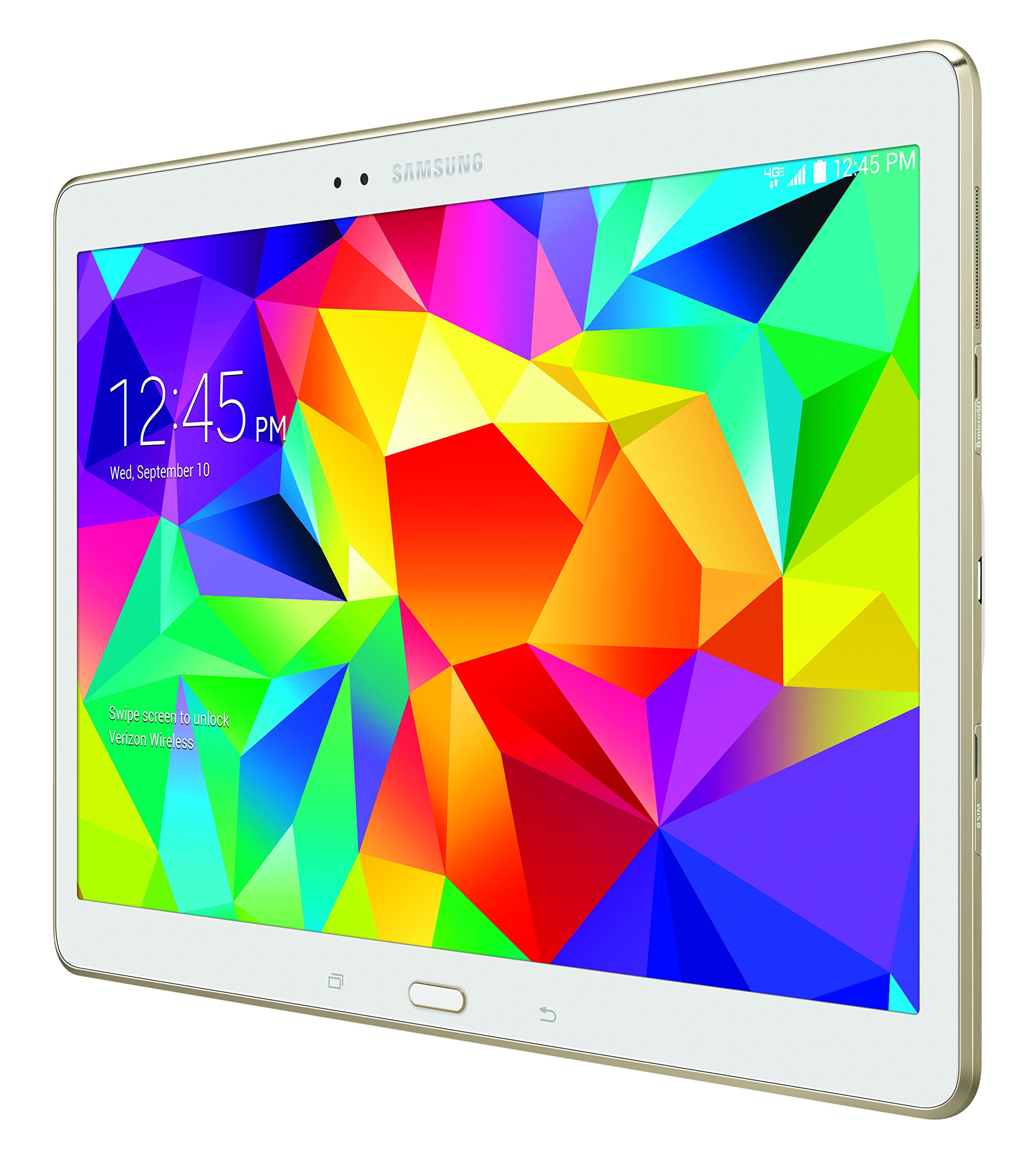 Samsung Galaxy Tab S 4G LTE Tablet, Dazzling White 10.5-Inch 16GB (Verizon Wireless)