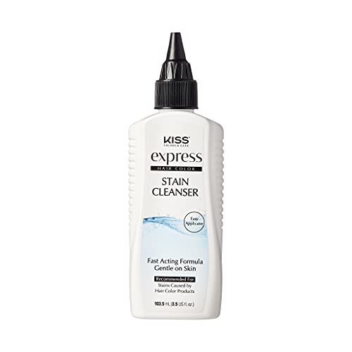 Kiss Express Semi-Permanent Hair Color 100mL (3.5 US fl.oz) (1 Count, Stain Cleanser)