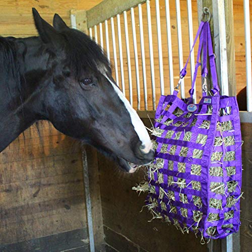 Derby Originals Superior Slow Feeder Horse Hay Bag with Super Tough Bottom and 1 Year Warranty