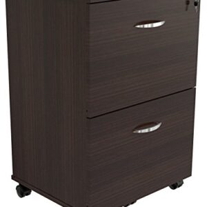 Inval America Uffici Commercial Collection 2 Drawer Mobile File Cabinet