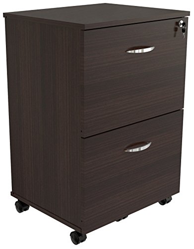 Inval America Uffici Commercial Collection 2 Drawer Mobile File Cabinet