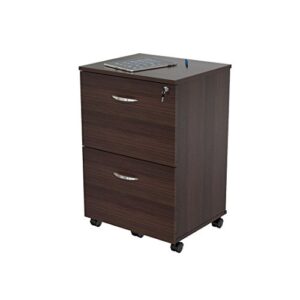 Inval America Uffici Commercial Collection 2 Drawer Mobile File Cabinet