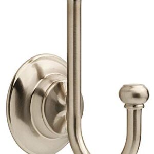 DELTA FAUCET PTR35-BN Porter Double Towel Hook, SpotShield Brushed Nickel