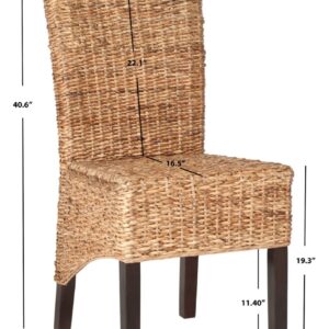 Safavieh Home Collection Kiska Natural Dining Chair (Set of 2)