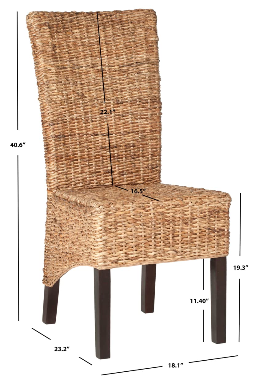 Safavieh Home Collection Kiska Natural Dining Chair (Set of 2)