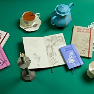 Moleskine Limited Edition Alice in Wonderland Notebook, Hard Cover, Pocket (3.5" x 5.5") Plain/Blank, Powder Blue, 192 Pages