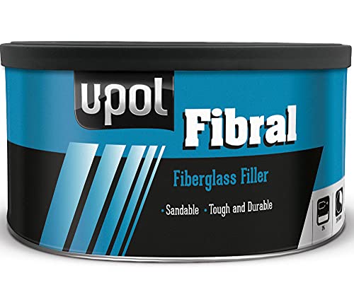 U-Pol Products 0766 FIBRAL LITE Lightweight Sandable Glass Fiber Repair Paste Filler - 1 Quart