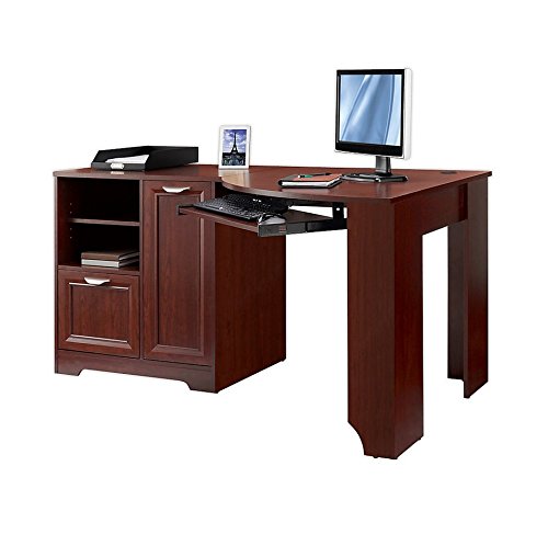 Realspace Magellan Collection Corner Desk, Classic Cherry