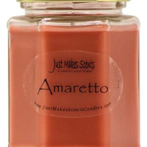 Amaretto Scented Blended Soy Candle by Just Makes Scents