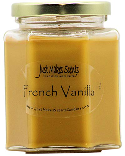 French Vanilla Scented Blended Soy Candle by Just Makes Scents