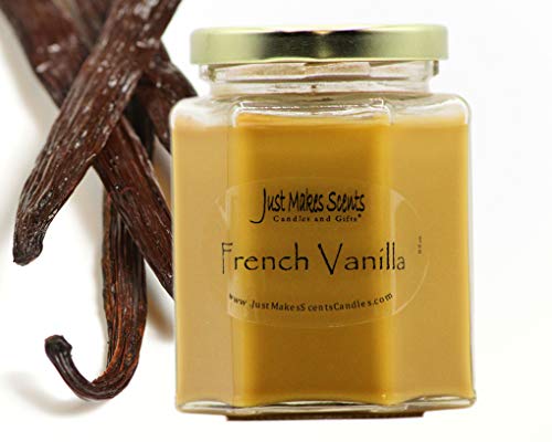 French Vanilla Scented Blended Soy Candle by Just Makes Scents