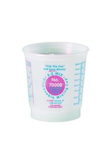 e-z mix 70008 1/2 pint cup, 100 pack
