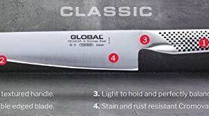 Global 7" Hollow Ground Santoku Knife G 80