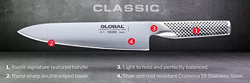 Global 7" Hollow Ground Santoku Knife G 80