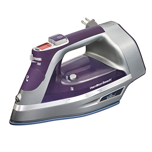 Hamilton Beach Durathon Digital Retractable Cord Iron, Purple