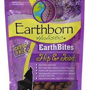 Earthborn Holistic EarthBites Hip & Joint Grain-Free Moist Treats for Dogs, 7.5 Ounce Bag