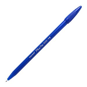 Monami Plus 3000 Office Sign Pen Felt Tip Water Based Ink Color Pen Complete Red,Blue,Black Dozen Box