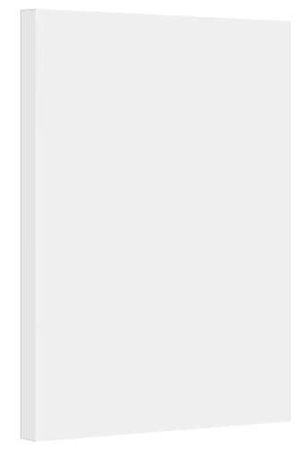 White Pastel Color Card Stock | 67Lb Cover Cardstock | 8.5" x 14" Inches | 50 Sheets Per Pack